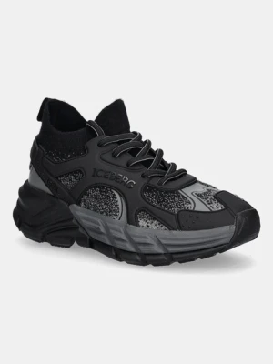 Iceberg sneakersy ICB-One męskie kolor czarny IUSOCK05