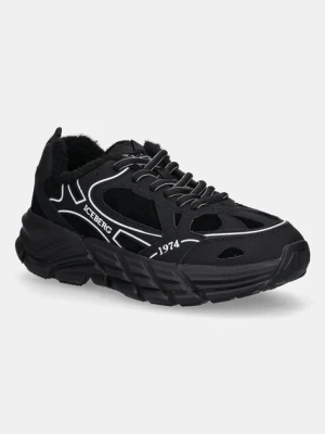 Iceberg sneakersy skórzane ICB-One męskie kolor czarny IU17060V