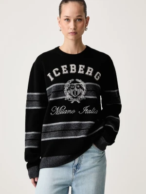 Iceberg sweter damski wełniany czarny
