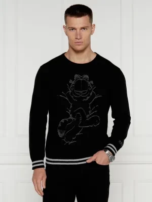 Iceberg Sweter ICEBERG X GARFIELD | Regular Fit | z dodatkiem wełny