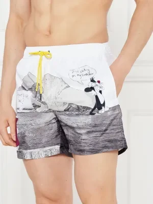 Iceberg Szorty kąpielowe ICEBERG X LOONEY TUNES | Regular Fit