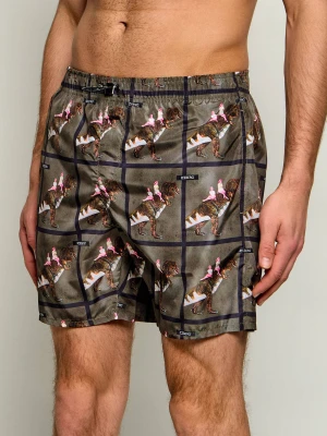 Iceberg Szorty kąpielowe | Regular Fit oliwkowy