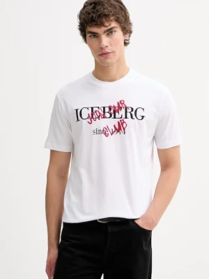Iceberg t-shirt bawełniany