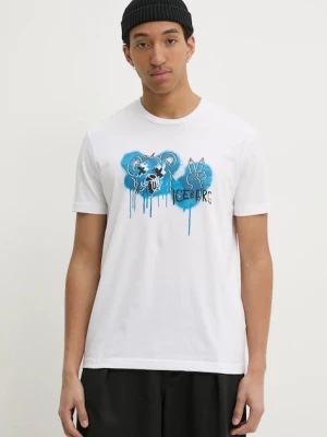 Iceberg t-shirt bawełniany