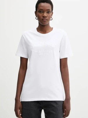 Iceberg t-shirt bawełniany damski kolor biały F021 6327