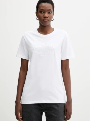 Iceberg t-shirt bawełniany damski kolor biały F021 6327