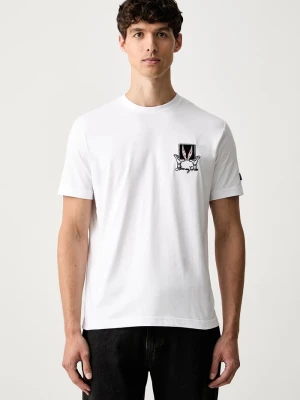 Iceberg T-shirt męski bawełniany biały