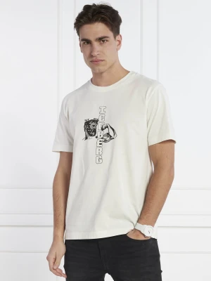 Iceberg T-shirt | Regular Fit kremowy