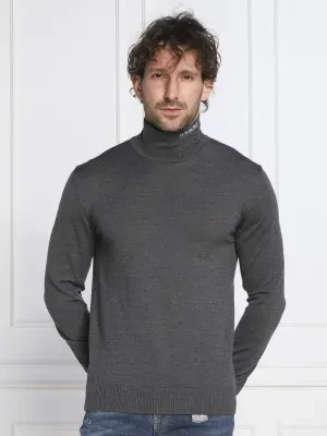 Iceberg Wełniany golf | Slim Fit