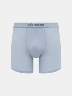 Icebreaker bokserki funkcyjne męskie z wełny merino Anatomica niebieski