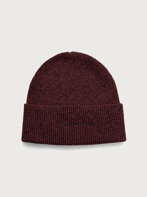 Icebreaker czapka beanie z wełny merino Merino All Day bordowy