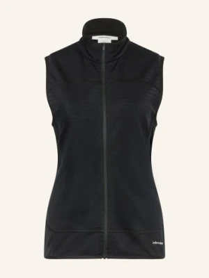 Icebreaker Kamizelka Funkcjonalna Realfleece™ 300 Descender schwarz