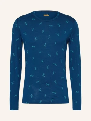 Icebreaker Koszulka Funkcjonalna Oasis Z Wełny Merynosowej blau