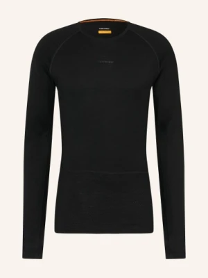 Icebreaker Koszulka Funkcjonalna Z Wełny Merynosowej schwarz