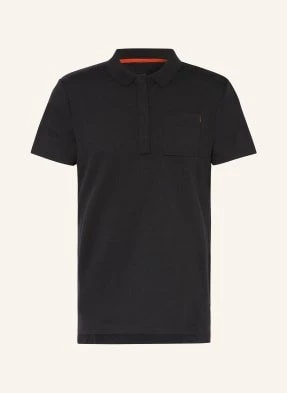 Icebreaker Koszulka Funkcyjna Polo Merino 200 Z Wełny Merino schwarz