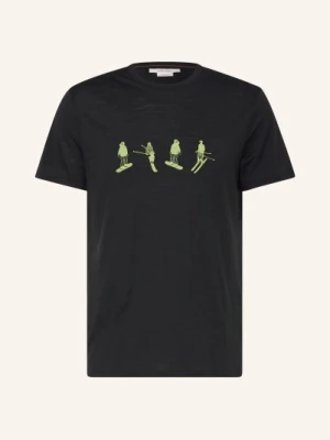 Icebreaker Koszulka mer150 Tech Lite Snow Z Wełny Merynosowej schwarz