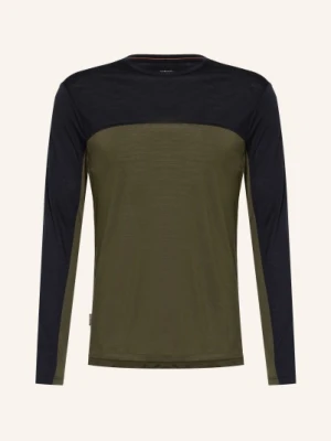 Icebreaker Koszulka Z Długim Rękawem 125 Cool-Lite™ Sphere Z Wełną Merino gruen