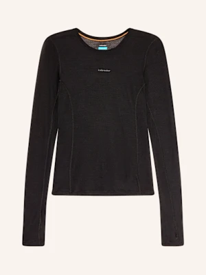 Icebreaker Koszulka Z Długim Rękawem Merinomix 75 Cool-Lite™ schwarz