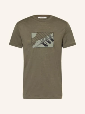 Icebreaker Koszulka Z Wełny Merynosowej gruen