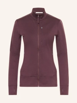 Icebreaker Kurtka Jako Warstwa Środkowa Merino 260 Quantum Iv Z Wełny Merino lila