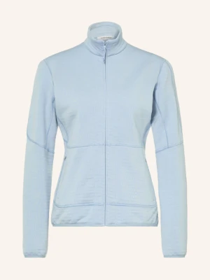 Icebreaker Kurtka Jako Warstwa Środkowa Merino 400 Realfleece Descender blau JASNONIEBIESKI