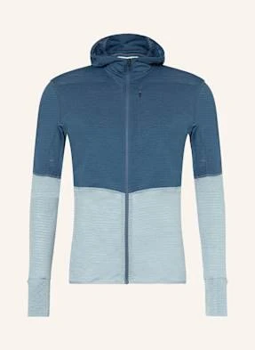 Icebreaker Kurtka Jako Warstwa Środkowa Merino Blend Realfleece™ Desceder Z Dodatkiem Wełny Merino blau