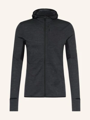 Icebreaker Kurtka Jako Warstwa Środkowa Merino Blend Realfleece™ Desceder Z Dodatkiem Wełny Merino schwarz
