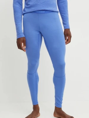 Icebreaker legginsy funkcyjne 200 ZoneKnit kolor niebieski IB0A56HB01U1