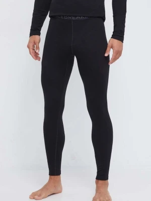 Icebreaker legginsy funkcyjne 260 Tech czarny