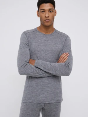 Icebreaker longsleeve funkcyjny wełniany szary
