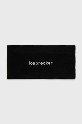 Icebreaker opaska na głowę Mer 200 Oasis Headband kolor czarny IB0A56SG0011