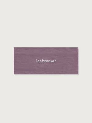 Icebreaker opaska na głowę wełniana Merino 200 Oasis fioletowy