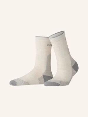 Icebreaker Skarpety Merino Hike + Ultralight Crew weiss