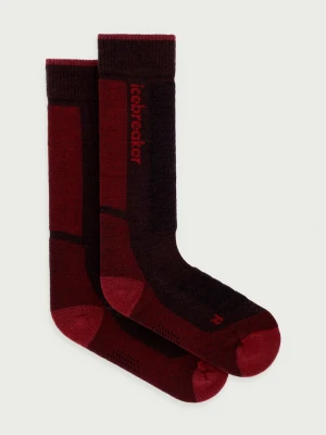 Icebreaker skarpety narciarskie męskie Merino Ski+ Medium bordowy