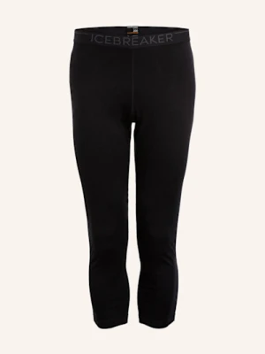 Icebreaker Spodnie Funkcjonalne 200 Oasis Z Wełny Merynosowej schwarz