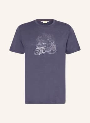Icebreaker T-Shirt 150 Tech-Lite™ Iii Van Camp Z Wełny Merino grau