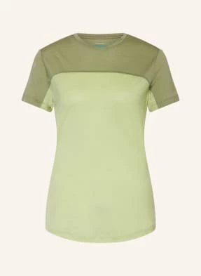 Icebreaker T-Shirt Merino Cool-Lite™ Sphere Iii Z Dodatkiem Wełny Merino gruen