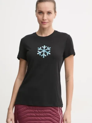 Icebreaker t-shirt sportowy Icebreaker X Protect Our Winters kolor czarny IB0A57470011