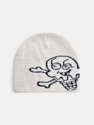 ICECREAM czapka Cones & Bones Beanie kolor biały  IC24355