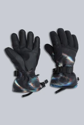 Iced rękawice męskie narciarskie z materiałów z recyclingu - Orange Animal