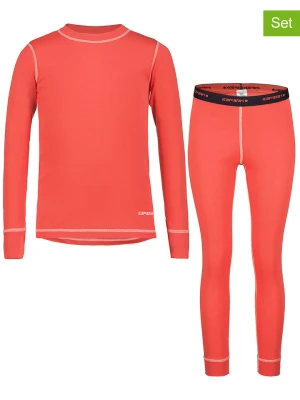 Icepeak 2-częściowy zestaw termiczny "Ivesdale" w kolorze pomarańczowym rozmiar: 164