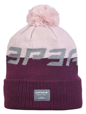 Icepeak Czapka "Hallsburg" w kolorze fioletowo-jasnoróżowym rozmiar: onesize