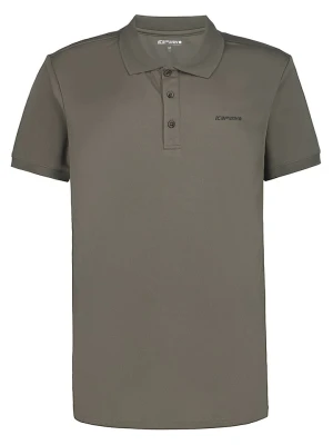 Icepeak Funkcyjna koszulka polo "Bellmont" w kolorze beżowo-zielonym rozmiar: S