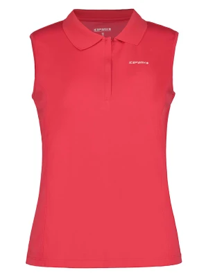 Icepeak Funkcyjna koszulka polo w kolorze czerwonym rozmiar: S