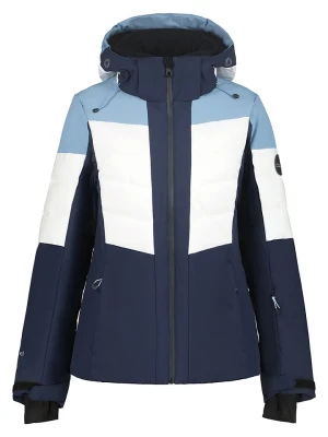 Icepeak Kurtka narciarska "Florala" w kolorze granatowo-biało-błękitnym rozmiar: 38