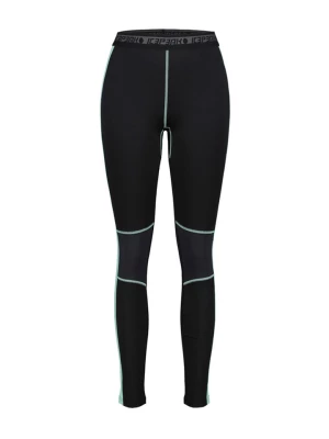 Icepeak Legginsy funkcyjne "Chaumont" w kolorze czarno-turkusowym rozmiar: M