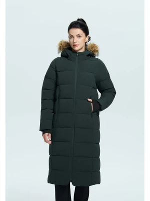 Icepeak Płaszcz pikowany "Brilon" w kolorze ciemnozielonym rozmiar: 38