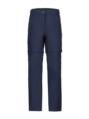 Icepeak Spodnie funkcyjne Zip-Off "Kano" w kolorze granatowym rozmiar: 140