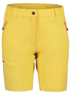 Icepeak Szorty funkcyjne w kolorze żółtym rozmiar: 38