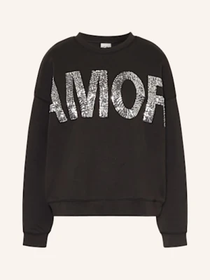 Ichi Bluza Nierozpinana Ihkelicia Z Cekinami schwarz